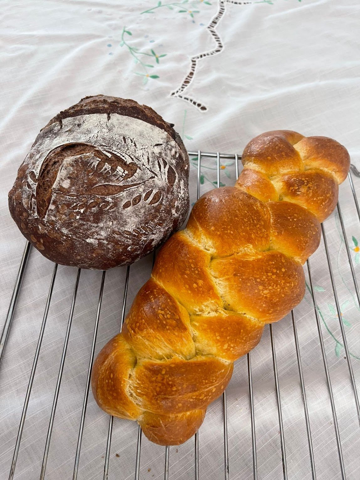 Pan trenza artesanal en Bogotá